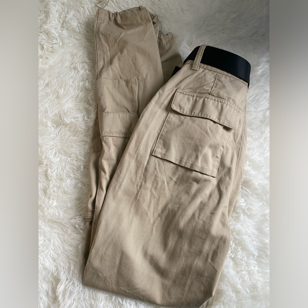 Aritzia TNA L.E.S Cargo Pant in Tan - Picture 10 of 14
